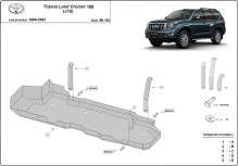 Stalowa płyta pod zbiornik paliwa Toyota Land Cruiser J150 (2009-2023)