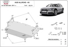 Stalowa płyta pod silnik Audi All Road A6 (2011-2018)