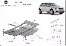 Stalowa płyta pod silnik Fiat Stilo (2001-2010)