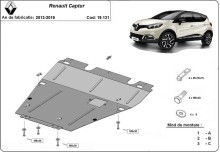 Stalowa płyta pod silnik Renault Captur (2013-2019)