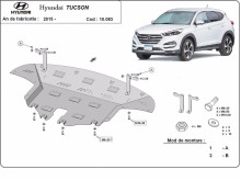 Stalowa płyta pod silnik Hyundai Tucson (2015-2020)