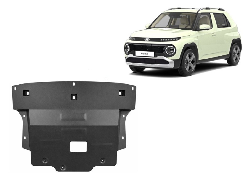Stalowa płyta pod silnik Hyundai Inster (2024-2026)