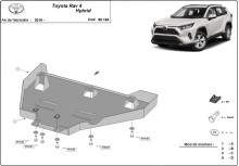 Stalowa płyta pod dyferencjał Toyota RAV 4 Hybrid (2018-2025)