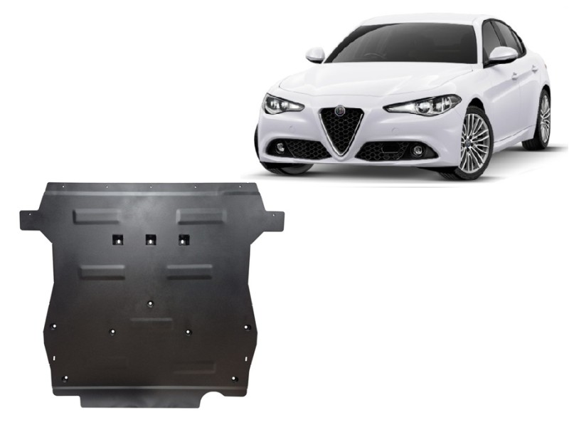 Stalowa płyta pod silnik Alfa Romeo Giulia (2015-2026)