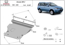 Stalowa płyta pod silnik Honda HR-V (1999-2005)