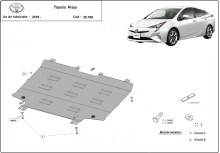 Stalowa płyta pod silnik Toyota Prius (2016-2026)