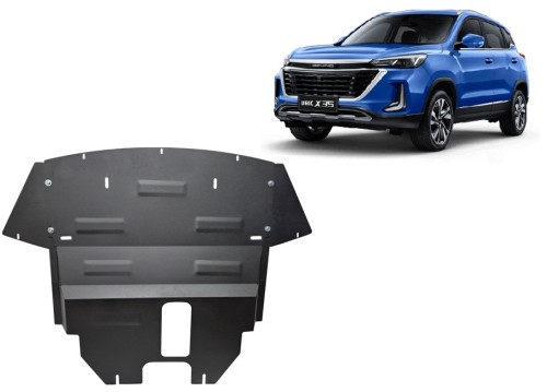Stalowa płyta pod silnik Baic Beijing X35 (2023-2026)