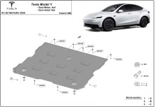 Stalowa płyta pod silnik elektrycznego do Tesla Model Y AWD (2024-2026)