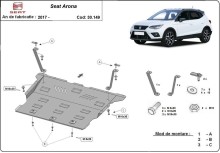 Stalowa płyta pod silnik Seat Arona (2017-2026)