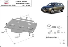 Stalowa płyta pod automatyczną skrzynię biegów Audi Allroad A6 (2000-2005)