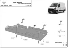 Stalowa płyta pod AdBlue Opel Movano (2022-2026)