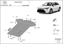 Aluminiowa płyta pod katalizator do Toyota Corolla (2019-2026)
