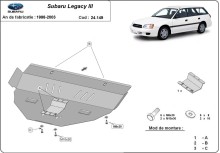 Stalowa płyta pod silnik Subaru Legacy III (1998-2003)