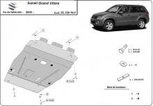Aluminiowa płyta pod silnik Suzuki Grand Vitara 2 (2005-2019)
