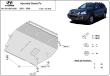 Stalowa płyta pod silnik Hyundai Santa Fe (2001-2006)