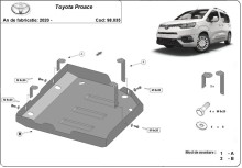 Stalowa płyta pod AdBlue Toyota Proace (2020-2026)