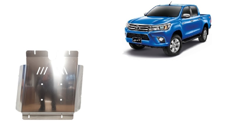 Aluminiowa płyta pod skrzynię biegów Toyota Hilux Revo (2016-2026)