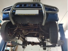 Stalowa płyta pod skrzynię biegów i reduktor Suzuki Jimny (1998-2018)