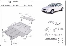 Stalowa płyta pod silnik Volkswagen Polo - 6N, 6N1, 6K, Classic, Variant (1995-1999)