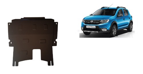 Stalowa płyta pod silnik Dacia Sandero 2 Stepway (2012-2020)