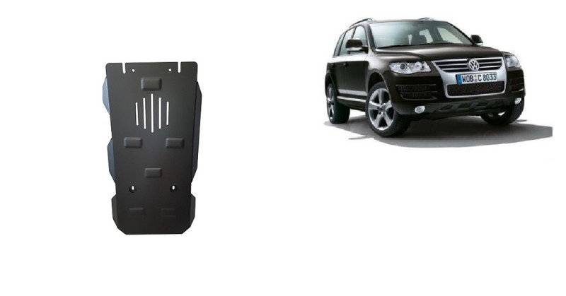 Stalowa płyta pod automatyczną skrzynię biegów Volkswagen Touareg 7L (2003-2010)