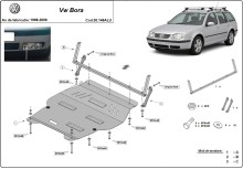 Aluminiowa płyta pod silnik Volkswagen Bora (1998-2006)
