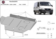 Stalowa płyta pod silnik Fiat Ducato (1994-2006)