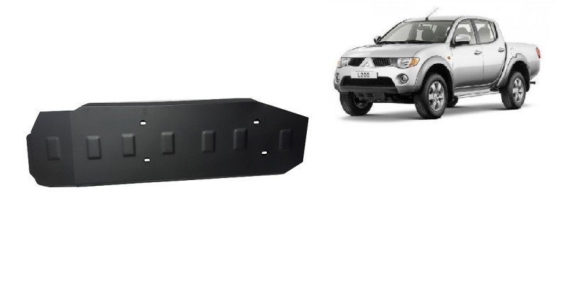 Stalowa płyta pod zbiornik paliwa Mitsubishi L 200 (2005-2015)