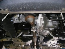 Stalowa płyta pod silnik Opel Corsa D (2006-2014)