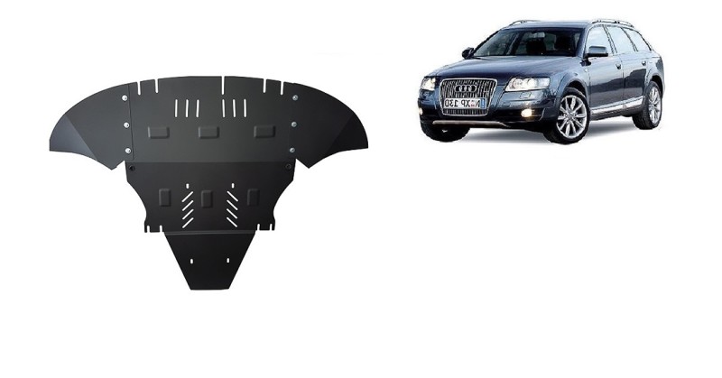 Stalowa płyta pod silnik Audi A6 Allroad 2 - z bokami (2005-2011)