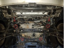 Stalowa płyta pod silnik BMW X4 (2014-2018)