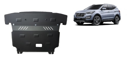 Stalowa płyta pod silnik Hyundai Santa Fe (2012-2018)