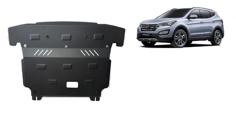 Stalowa płyta pod silnik Hyundai Santa Fe (2012-2018)
