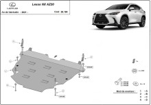Aluminiowa płyta pod silnik Lexus NXAZ20 (2021-2026)
