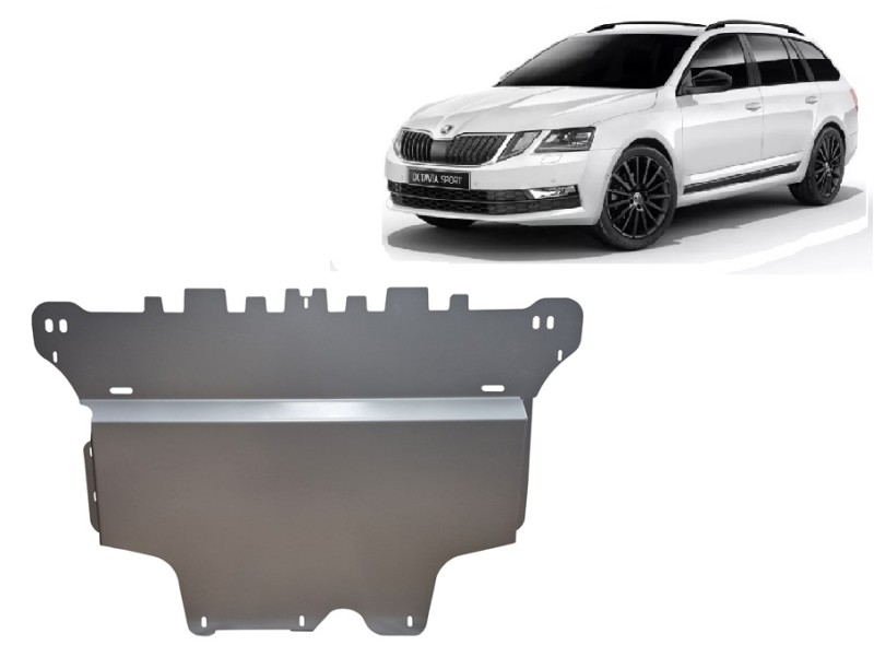 Aluminiowa płyta pod silnik Skoda Octavia 3 (2012-2020)