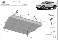 Stalowa płyta pod silnik Volvo C40 (2022-2026)