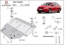 Stalowa płyta pod silnik Seat Toledo 4 (2012-2019)