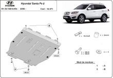 Stalowa płyta pod silnik Hyundai Santa Fe (2006-2011)