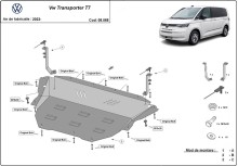 Stalowa płyta pod silnik Volkswagen Transporter T7 Van (2023-2026)