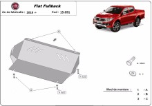 Stalowa płyta pod chłodnicę Fiat Fullback (2016-2019)