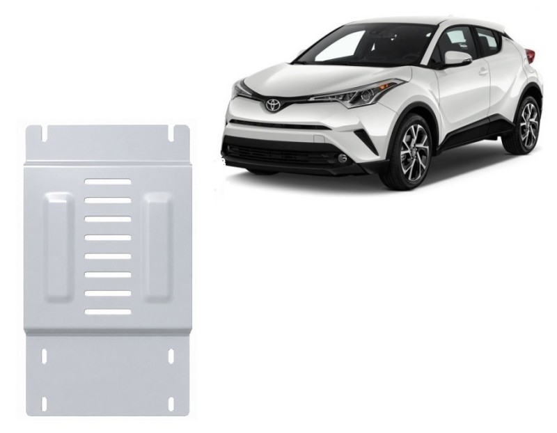 Aluminiowa płyta pod katalizator do Toyota C-HR (2016-2023)