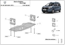 Stalowa płyta pod EGR System Start-Stop Dacia Dokker (2012-2021)