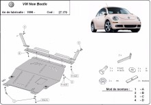 Stalowa płyta pod silnik Volkswagen New Beetle (1998-2011)