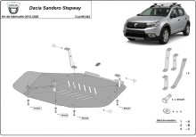 Stalowa płyta pod zbiornik paliwa Dacia Sandero Stepway (2012-2020)