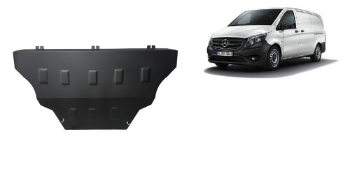 Stalowa płyta pod silnik Mercedes V-Classe W447, 4x2, 1.6 D (2014-2026)