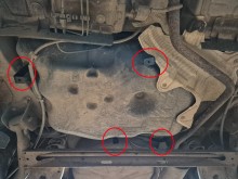 Stalowa płyta pod zbiornik paliwa Dacia Sandero Stepway (2012-2020)