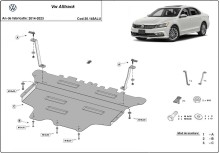 Aluminiowa płyta pod silnik VW Passat Alltrack (2014-2023)
