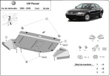 Stalowa płyta pod silnik VW Passat B5.5 (2001-2005)