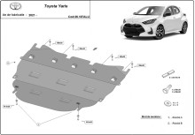 Aluminiowa płyta pod silnik Toyota Yaris (2021-2026)