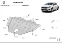 Aluminiowa płyta pod silnik Dacia Sandero (2021-2026)